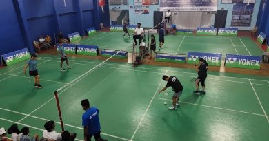 स्टेट लेवल बैडमिंटन प्रतियोगिता में सीनियरों ने जमाया रंग स्टेट लेवल बैडमिंटन प्रतियोगिता में सीनियरों ने जमाया रंग